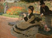 WLA metmuseum Camille Monet on a Garden Bench